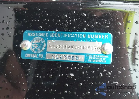 2025 BMW 430I из США, поврежденный, VIN WBA33DB00SCU18176